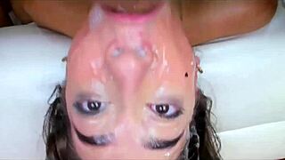 Two Friends Visited and Fucked Her Throat Rough and Upside Down