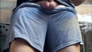 Naughty Naked Man Shows Off Monster Cock in Amateur Videos