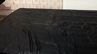 I'm bound tight with straps in wild self-bondage play. It feels so intense and raw every second.