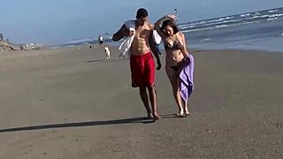 Kiera king, that big boobed beach whore, gets fucked raw on the sand 😍