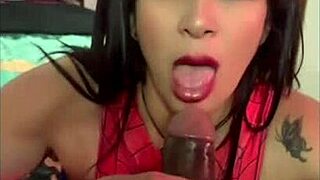 spider woman approaches climax with large black member