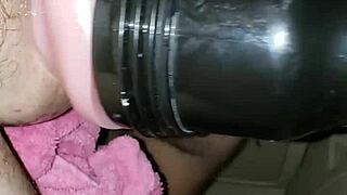 Black man has an amazing sex toy for his pleasure