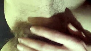 teacher feels dripping orgasm in hairy pussy