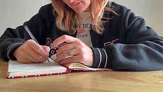 hottie in stockings gets tied by rope and tickle