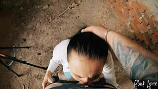 POV TEEN FACEFUCKED in abandoned building