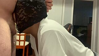 Facefucked woman drinks from bucket after sloppy interracial humiliation