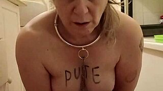 European housewife bound as slave in bdsm pov with dirty talk