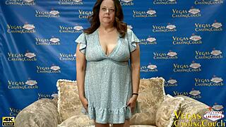 Latina milf dives into first porn with wild anal! 😍