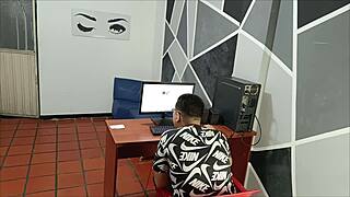 he didn’t expect company, but his stepsister had wilder plans.