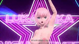 Megurine Luka Night Fever Project Diva Nude Mod Full Nude
