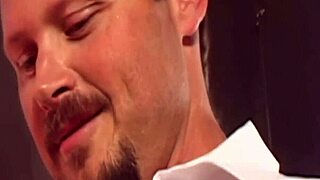 vintage couple bangs wildly on living room couch with retro vibes