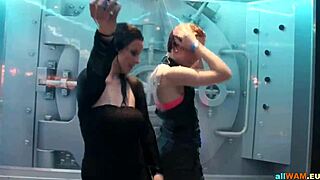 hot euro babes show dance moves
