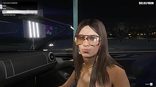 gta 5 hooker action in car from first-person view