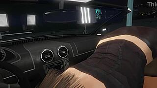 gta 5 hooker action in car from first-person view