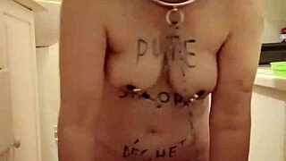 European housewife bound as slave in bdsm pov with dirty talk