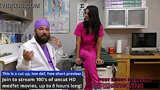 misty addams undergoes her yearly physical examination