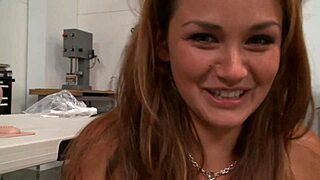 Allie Haze tries the Sybian machine