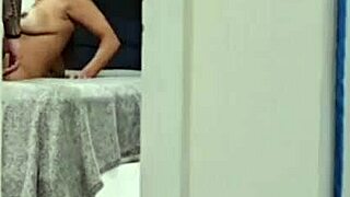 We got caught by my husband's friend while fooling around