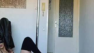 Amateur stripper rubbing against the bar?