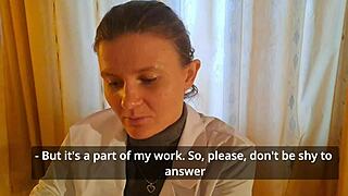 young russian doctor appointment pov