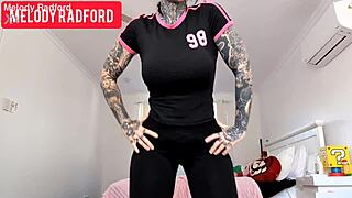 Wow, Milf Melody Radford Fucked in Sheer Leggings!