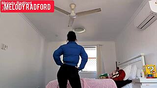 Wow, Milf Melody Radford Fucked in Sheer Leggings!