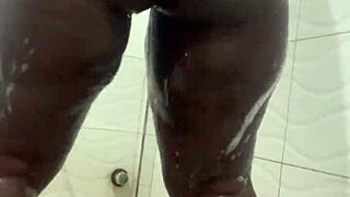 Girl Next Door Bends Over For Doggystyle In The Shower