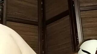 petite amateur in pantyhose lingerie solo