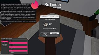 Roblox slut is penetrated by a black BBC cock with experience