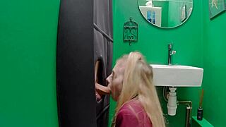 I Adore Sucking Cock At Gloryhole As A Teen