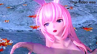 Megurine Luka Nude Mod in Project Diva Shows Full Naked Goddess Body
