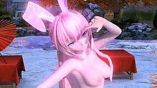 Megurine Luka Nude Mod in Project Diva Shows Full Naked Goddess Body