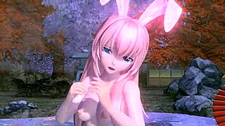 Megurine Luka Nude Mod in Project Diva Shows Full Naked Goddess Body