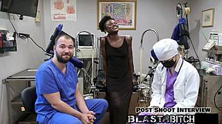 Rina Arems feels her shaved pussy fucked and cum-blasted