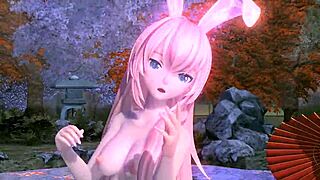 Megurine Luka Nude Mod in Project Diva Shows Full Naked Goddess Body