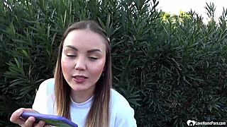 Picked Up Babe Allows Cum Inside Her