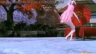 Megurine Luka Nude Mod in Project Diva Shows Full Naked Goddess Body
