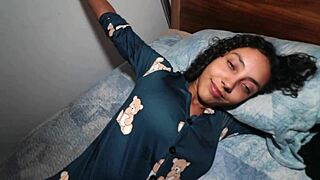 Waking Up Country Stepcousin Nati Roza for Tight Pussy Creampie.