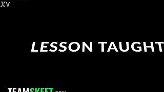 stepdad's big juicy dick gets supported with a load of cum and wet pussy love