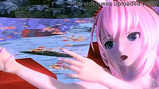 Megurine Luka Nude Mod in Project Diva Shows Full Naked Goddess Body