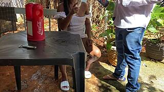 that 60-year-old guy is fucking a girl right in the bar, so hot