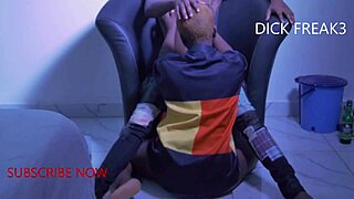 Eather quickie gets juicy and wild, full part on Red Sheer! 💦🔥