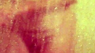 Shy girl in the shower, just bathing quietly