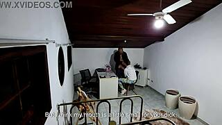 student heads to teacher's office for a test and gets seduced into wild sex.