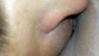 She's sucking it all from me, every drop