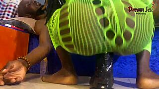 Vera explores self-satisfaction with her toy and a companion in this homemade scene.