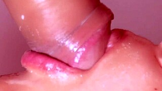 My Japanese step sister swallows cum in uncensored close-up