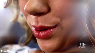 Russian beauty bangs pussy with banana?