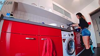 i'm teasin' my big fat ass in these short jeans and thongs