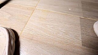 Hot Colombian Girl Masturbates In Office With Huge Toys And Squirts Cum